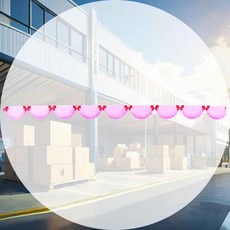 칼라 주름지 띠 핑크 알림판게시판 공예용품 환경게시판 문구꾸미기악세사리 벽면꾸미기 도서관꾸미기