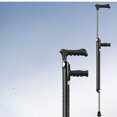 엘보클러치 한손 목발 지지대 지팡이 보행기 엘보우클러치 초경량, 1개