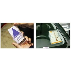 1p 주차케이스 흡착판 주차카드 차량용품 자동차용품, 투명