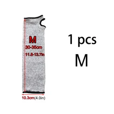 레벨 5 절단 방지 팔 슬리브 – 야외 및 작업 보호를 위한 펑크 안전 장갑 통기성, 04 1 PCS M