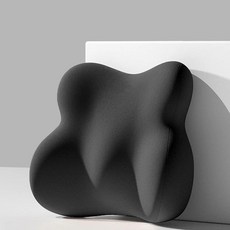 차량용 허리 지지 베개 사무실 등받이 척추, 색상 이름: 2. Black