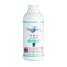 VirusBom 病毒崩 補充瓶 500ml 100ppm 台大研發專利, 1個, 500ml/瓶 (效期2030/11)