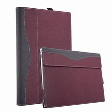 Hp Pavilion x360 컨버터블 노트북 케이스 탈착식 보호 스킨 커버 스타일러스 펜 선물 14-dy, 01 Wine Red, 04 Pavilion 14-ec