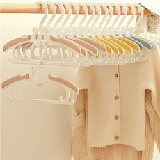 포그망 논슬립 길이조절 아기 유아 어린이 옷걸이, 포그망_그레이, 10개