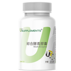 UrSUPPLEMENTS 綜合酵素膠囊, 1個, 60顆