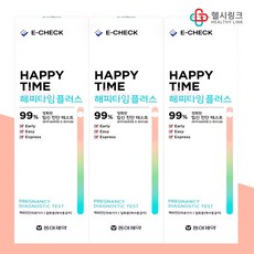 동아제약 해피타임 플러스 임신테스트기 99% 약국임테기 안심비밀배송, 1개입, 3개