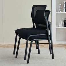 메쉬의자 강의실 매쉬 브래킷 블랙 통기성, 팔걸이 없음, H-1 20개