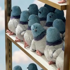 배불뚝이 비둘기 인형 귀여운 남자 여자 친구 학생 우정 행운 생일 웃긴 선물