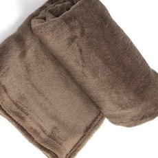 포해들추천샵 극세사 항공담요 100x150cm 초코브라운 여행용담요