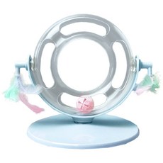 360° 逗貓軌道玩具 鈴鐺球, 1個, 藍