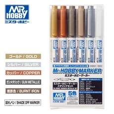 Mr. HOBBY 鋼彈麥克筆 金屬色套組, 1個