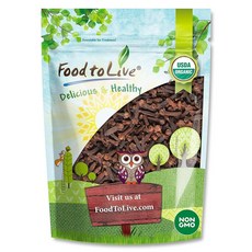 Food to Live Organic Whole Clove 7 Ounces – Aromatic and Flavorful Dried Spice for Cooking Bakin, 1개