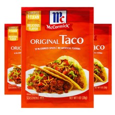 McCormick 味好美 經典墨西哥玉米餅調味粉, 3個, 28g