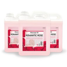 라라스킨 아로마 마사지오일 로맨틱장미향 5리터 대용량 5000ml, 3개, 5L