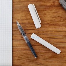MUJI 일본 무인양품 폴리카보네이트 만년필 블랙 0.3mm
