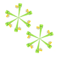 6/12/18/24/30개 자동 드립 관개 급수 장치 셀프 워터링 드리퍼 키트 정원 가정용 꽃 도구, 04 12pcs green