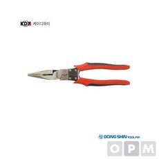 RNC 멀티 롱노우즈플라이어 KLS-225 9 스트리퍼 조인트플라이어, 1개