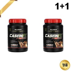 1+1 올맥스 카제인 단백질 분말 907g 초콜릿 칼슘 식이섬유 칼륨 글루텐프리, 2개