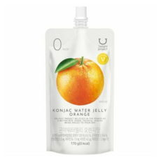 딜라이트 프로젝트 곤약워터젤리 오렌지맛, 9개, 170g