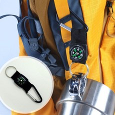 카라비너 백팩킹 배낭연결 나침반 고리비너 비너, 본상품, 1개, 없음