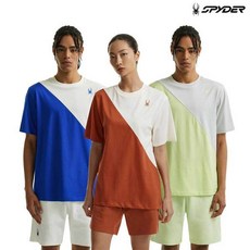 공용 컬러블록 반팔 티셔츠 SPHMCNRS302U 206425