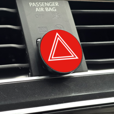 끌린다 차량 노룩 비상등 연장 물리 버튼, J.미니형(블랙) - 빨간 비상등, 1세트