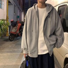 洁白 男士春秋季連帽衛衣外套