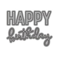 생일 축하 금속 절단 다이 스텐실 DIY 스크랩북 앨범 종이 카드 템플릿 금형 엠보싱 장식 장식