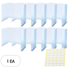 영오 개인위생 투명 가림판 10p + 원형 양면 테이프 70p, 1세트