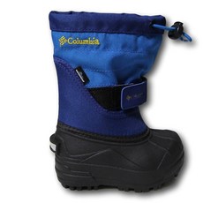 Columbia 유아용 트윈 툰드라 방수 스노우 부츠 사이즈 4 블루 블루.