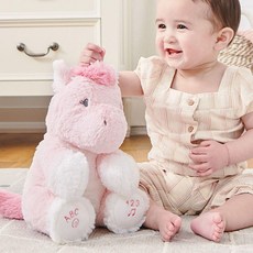 작동인형완구 ABC123 노래하는 유니콘 30cm G6066625 sty*440CF, 1개