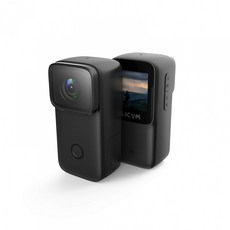SJCAM C200 4K微型攝影機 裸機防水5米 支援人臉辨識、夜視、防抖, 1個, 黑色+送項圈支架(含平行轉接頭+手機夾)