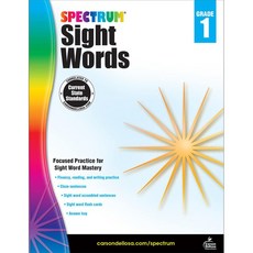 Spectrum Sight Words Grade 1 Paperback