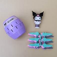 산리오 캐릭터즈 귀여운 피규어 장남감 룰렛 놀이, 쿠로미, 1개