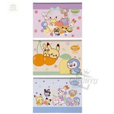 서용형 피카츄 스케치북 세트 포켓몬포켓피스스케치북5개세트