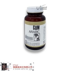 JANUA老人牌精製阿拉伯膠(100ml) ，天然無毒，透明無色，適用於水彩水墨, 1個