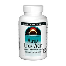 소스내츄럴스 알파리포산 300mg 캡슐, 120정, 1개