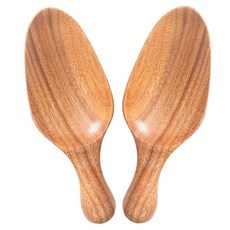 아카시아 커피 스쿱 4개 세트 커피콩용 대형 나무 스쿱 큰 병용 큰 스쿱 삽 통 그라운드 커피 설탕 소금, 아카시아 커피 스쿱 4개 세트 커피콩용 대형 나무 큰