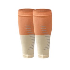 跨境專業護小腿針織壓力護套跑步籃球登山保暖襪套男女運動護腿, 1個, 暖膚色【均碼一副】:如圖