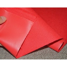 두꺼운 암호화 야외 원단 PVC 방수 캐노피 배낭 고탄성 튼튼한 900D, 0.5mX1.5m, 빨간색