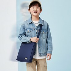 초등학생 보조가방 학원가방 크로스백 탈부착 스트랩 생활방수 심플 무지 가방 국내생산 미술학원 피아노학원