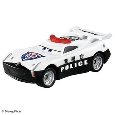 【TOMICA】多美小汽車 CARS 汽車總動員系列 C-20 風暴傑森(警車救援版) DS95790, 1個, 白色