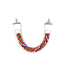 앵무새 사다리 고정형 로프횃대 2x36cm 왕관 코뉴어 퀘이커 카이큐 목도리 앵무새 횃대, Φ2 x L36cm, 1개