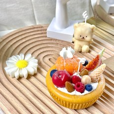 P.D.仿真水果塔蠟燭 居家擺設 禮物 日常拍攝道具 仿真蠟燭, 1個