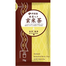이토엔 현미 말차 차 머신용 인스턴트 차 70g, 사이즈