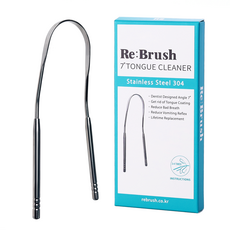 리브러쉬 스테인리스 7도 혀클리너 혀백태제거, 1개