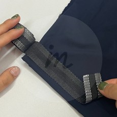 꿀이맘 바지기장 셀프수선 테이프 블랙 옷리폼