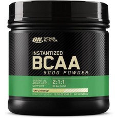 Optimum Nutrition Instantized BCAA Powder Unflavored Keto Friendly Branched Chain Essential Amin, 1개