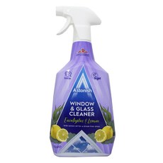 Astonish 窗戶玻璃清潔劑 尤加利檸檬 750毫升 無痕亮麗, 1個, 玻璃清潔劑 #10219