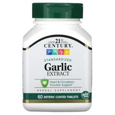 21세기 마늘 (무취) 정제 60 개입 (21840) 21st Century Garlic (odorless) Tablets 60 Count (21840), 1개